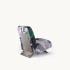 Luksusowy fotel na metalowej podstawie Aries Art Visionnaire ekskluzywne meble Luxarte