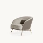 Fotel na metalowych nóżkach Visionnaire luksusowe meble Luxarte