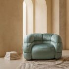 Fotel obły kształt Bomer Visionnaire ekskluzywne meble Luxarte