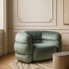 Fotel obły kształt Bomer Visionnaire Luxarte