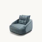 Fotel z pikowanym oparciem Holden Visionnaire luksusowe meble do salonu Luxarte