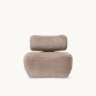 Designerski fotel Mira Visionnaire luksusowy fotel do sypialni Luxarte