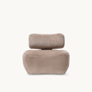 Designerski fotel Mira Visionnaire luksusowy fotel do sypialni Luxarte