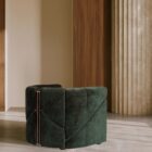 Ekskluzywny fotel z metalowymi wstawkami Petra Visionnaire luksusowe meble do salonu Luxarte