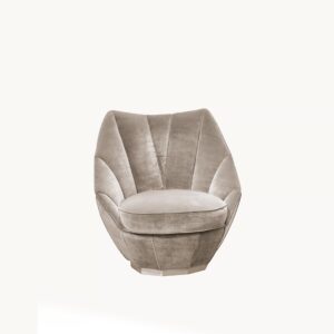 Luksusowy fotel z wysokim oparciem Sontag Visionnaire ekskluzywne meble Luxarte