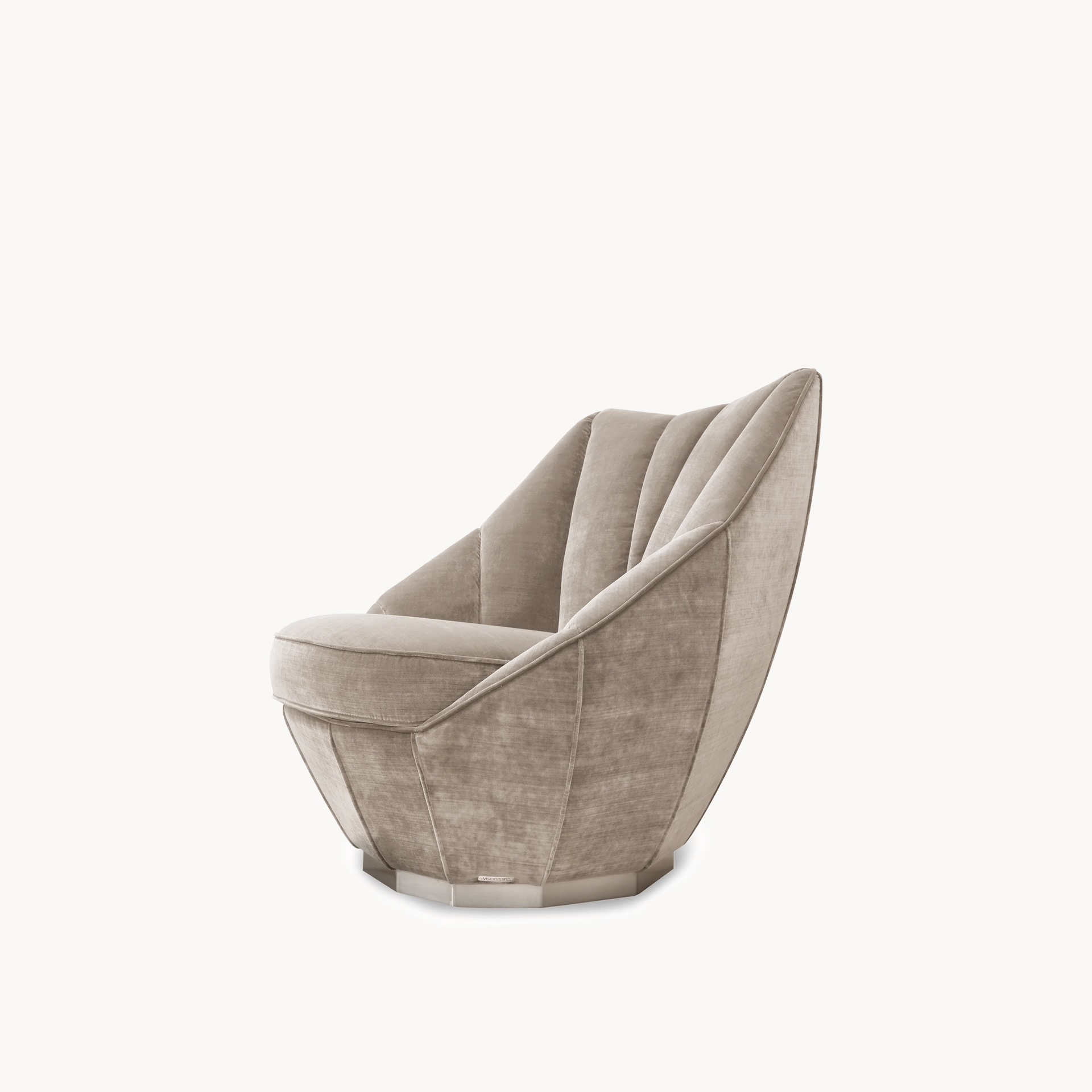 Luksusowy fotel z wysokim oparciem Sontag Visionnaire ekskluzywne meble Luxarte