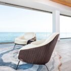 Elegancki fotel na nóżkach Whitney Visionnaire luksusowe meble Luxarte